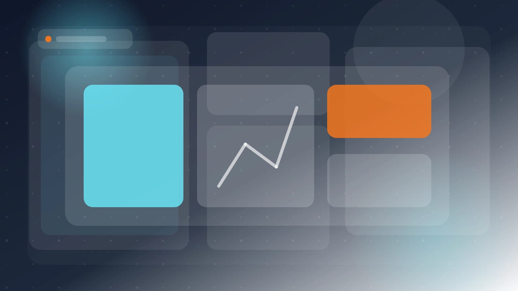 Escena editorial con cuatro zonas de control para agentes y una consola que separa runtime, tools, credenciales y observabilidad