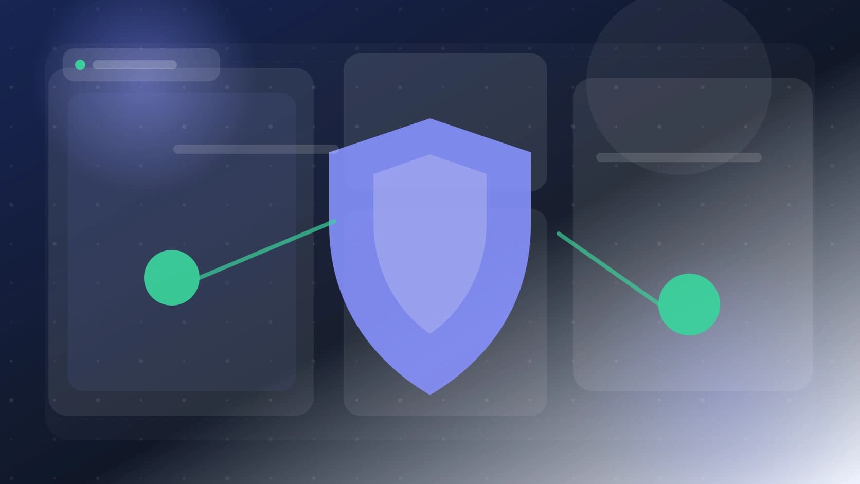 Escena editorial con llaves de API, restricciones por servicio y despliegues de agentes bajo revisión