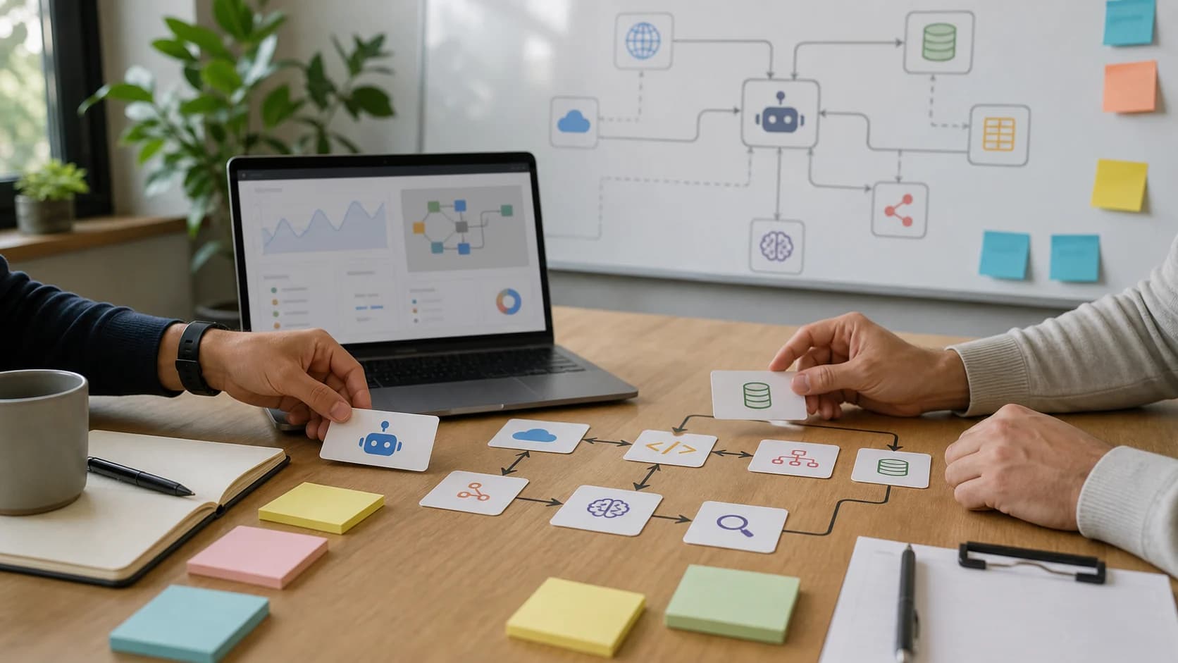 Sala de operaciones cloud con conectores y modulos de agentes administrados
