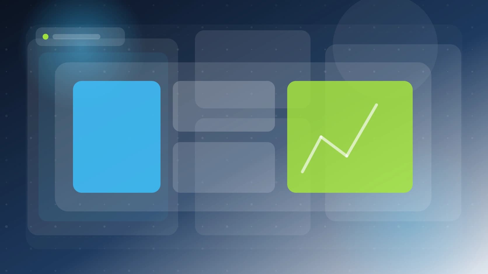 Terminal de logs en vivo junto a un panel de retención por plan de hosting