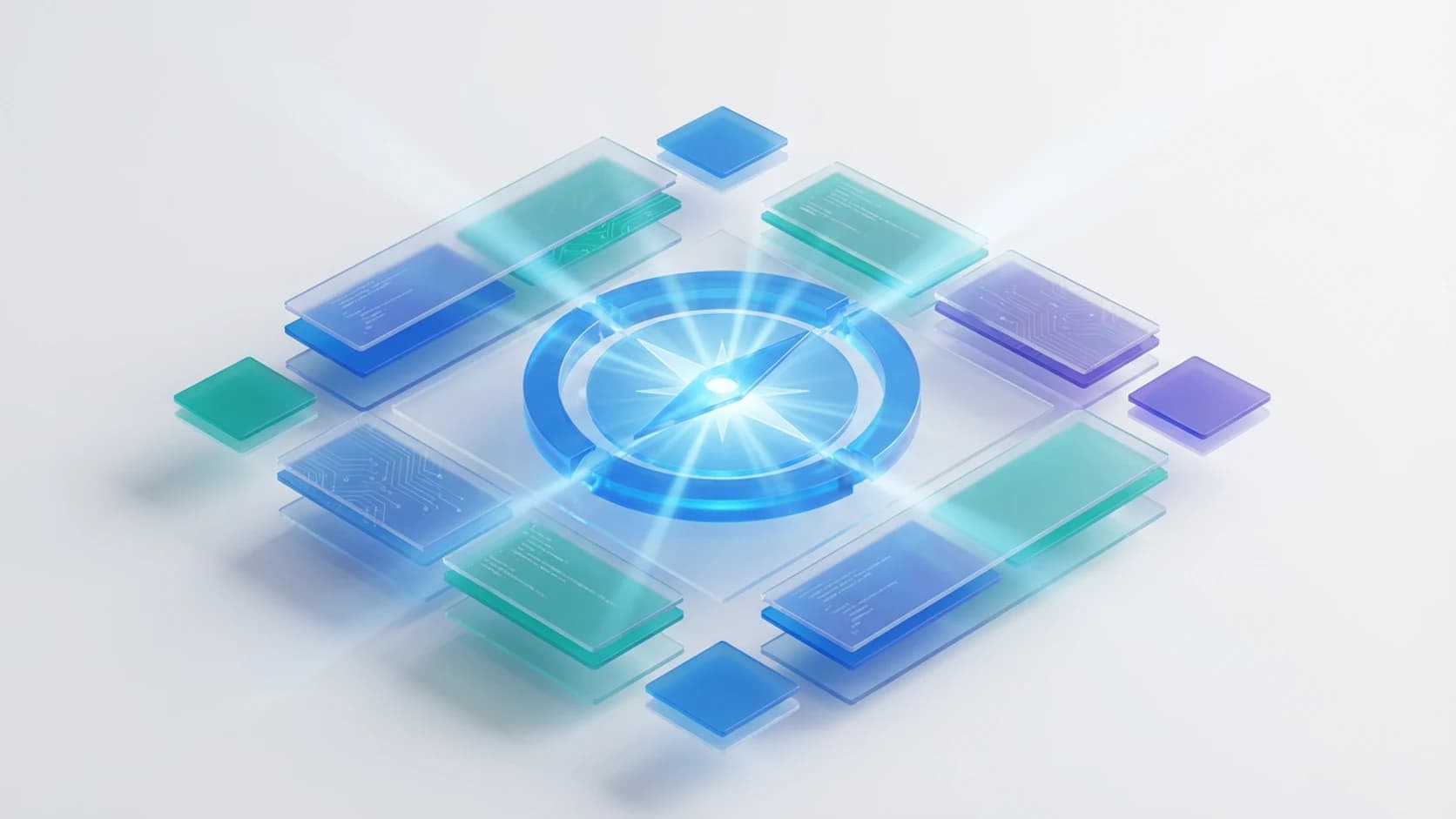Visual oficial de Meta sobre contexto de codigo para agentes y principio de compass not encyclopedia