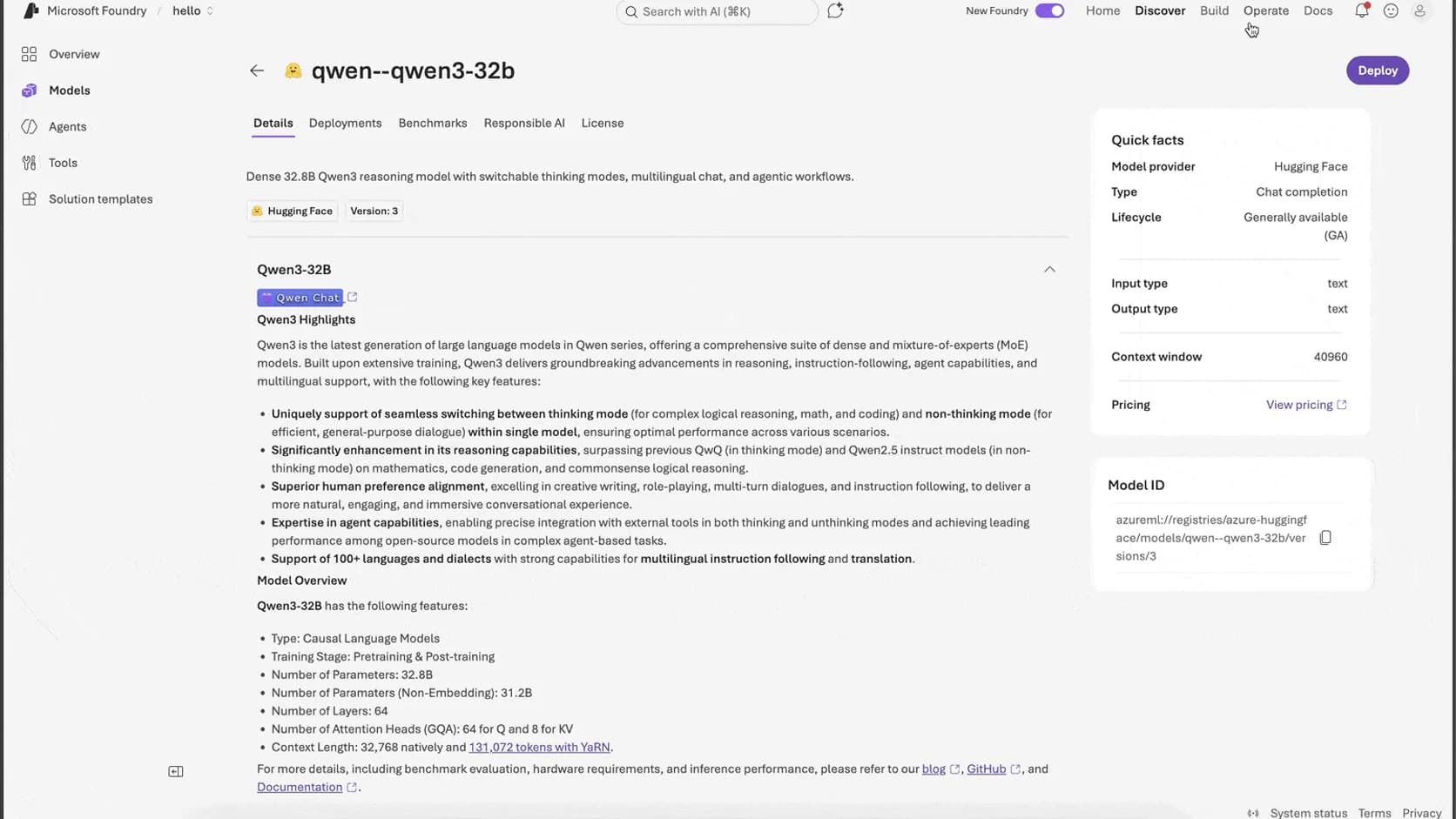 Anuncio oficial de Microsoft Foundry Managed Compute con foco en despliegue de modelos abiertos