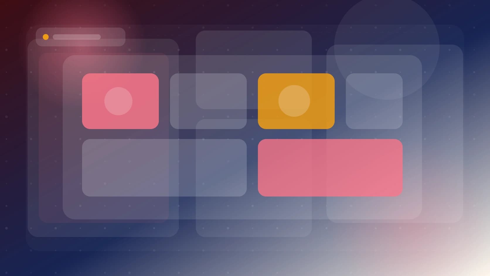 Composición editorial de un builder empresarial que conecta aplicaciones, herramientas de código y controles de agentes