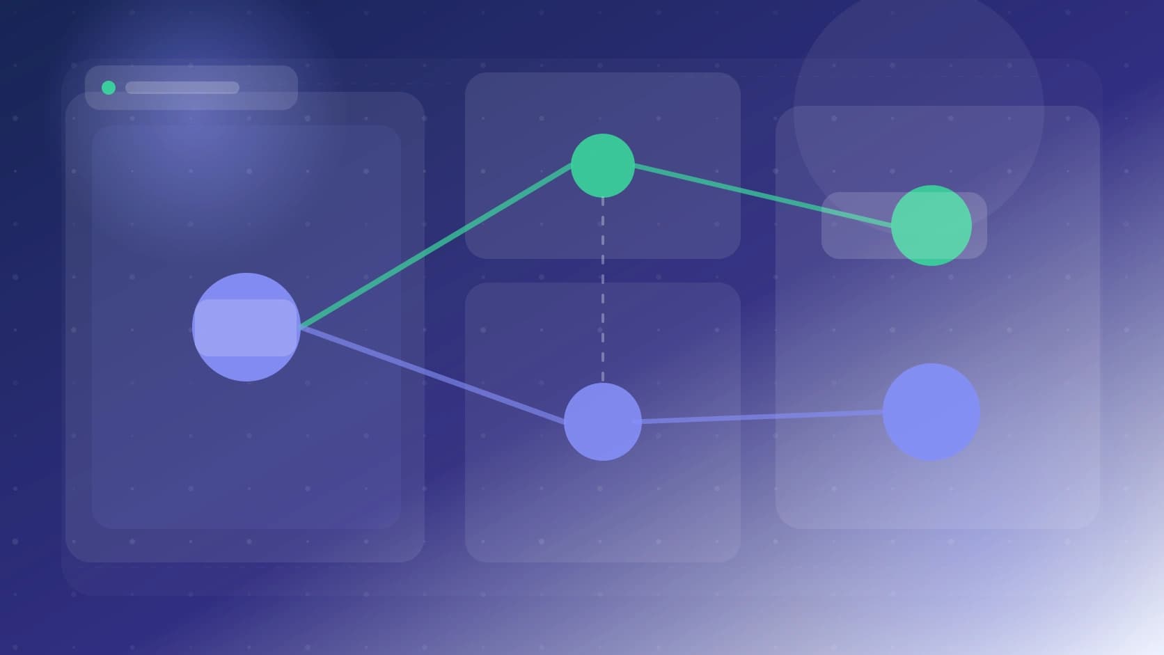 Diagrama de un agente supervisor repartiendo trabajo entre tres agentes especializados