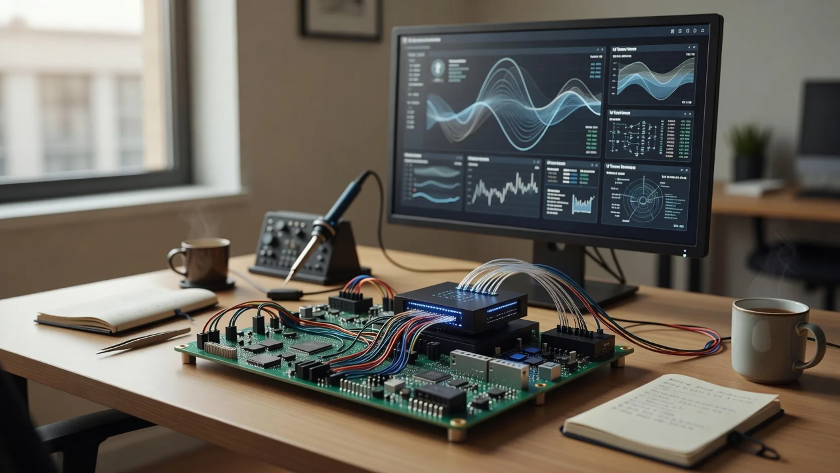 Tablero de pruebas automatizadas con un agente de IA generando casos y ejecutando tests de interfaz