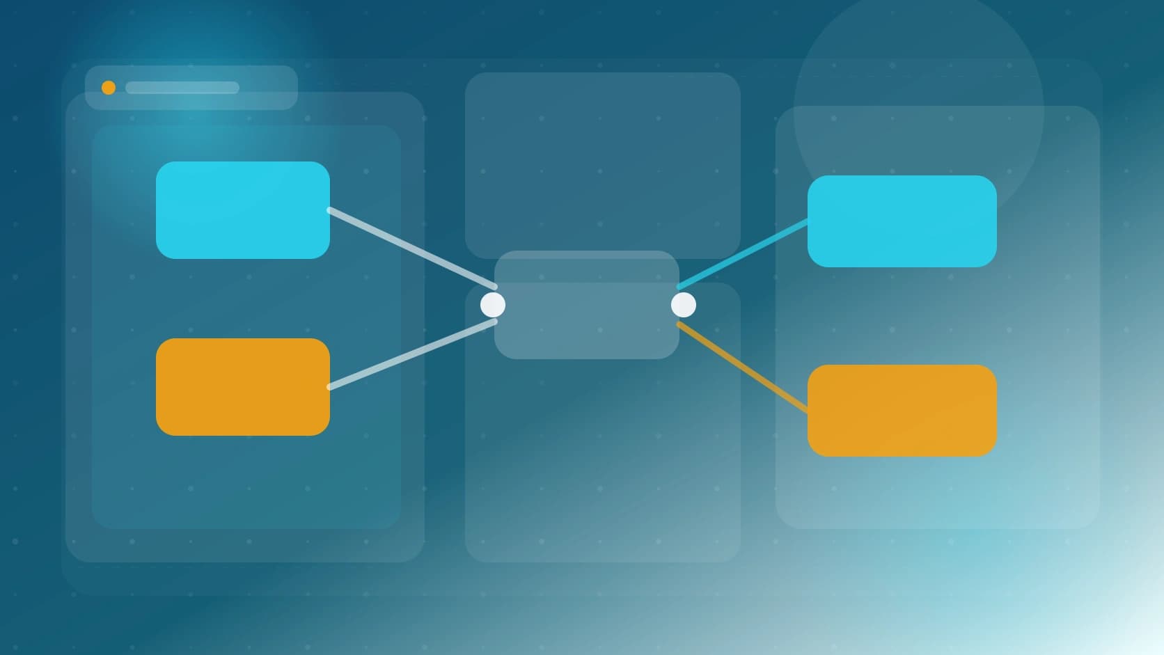 Flujo de eventos SSE desde un modelo hacia un chat, con tools pausadas hasta el bloque completo