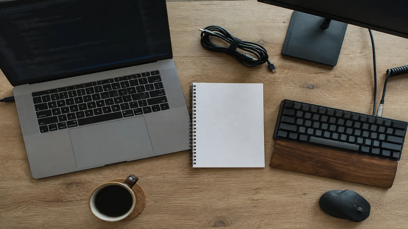 Flujo de trabajo en un escritorio: Tab para editar, Agent para una tarea, Git para el commit revisado