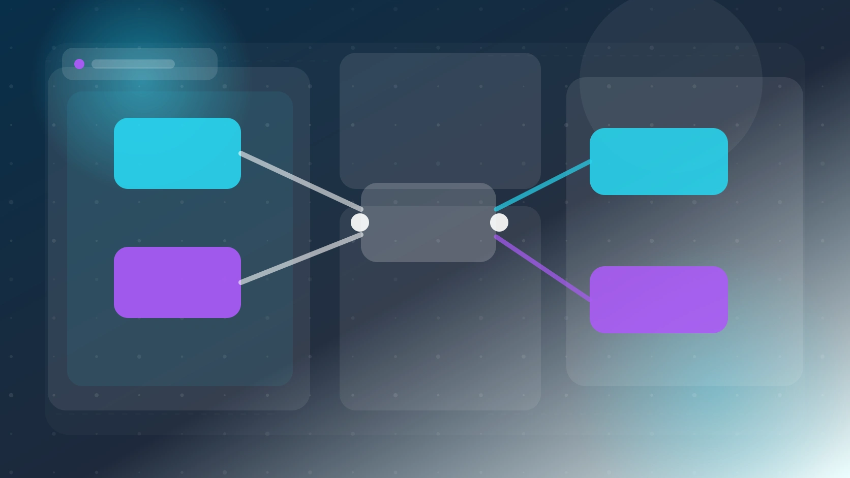 Composición editorial con rutas multi-modelo, fallback y una vista de observabilidad sobre sesiones agentic largas