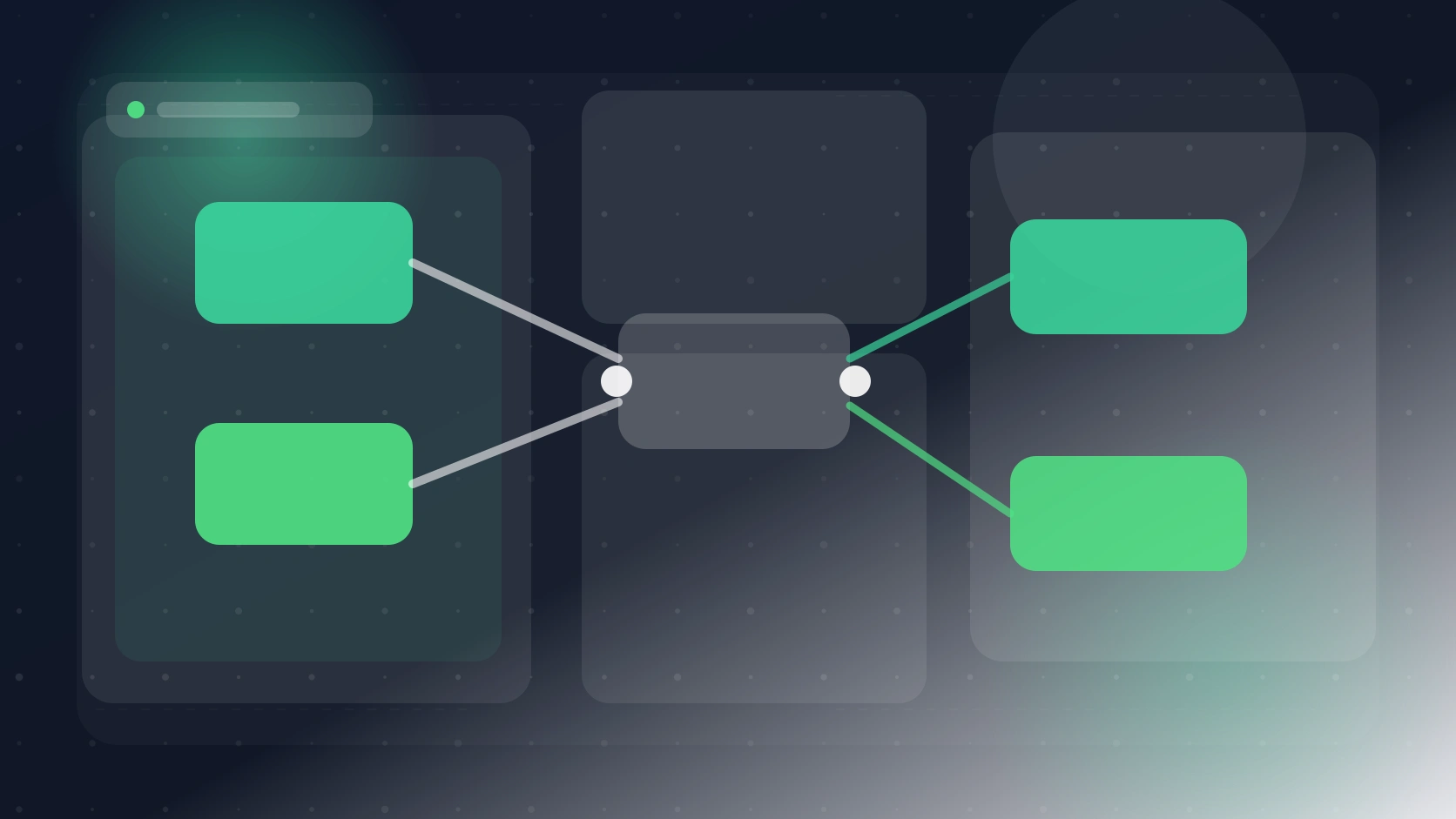 Mapa de configuración donde el devcontainer.json enruta imagen, features, puertos y usuario del entorno