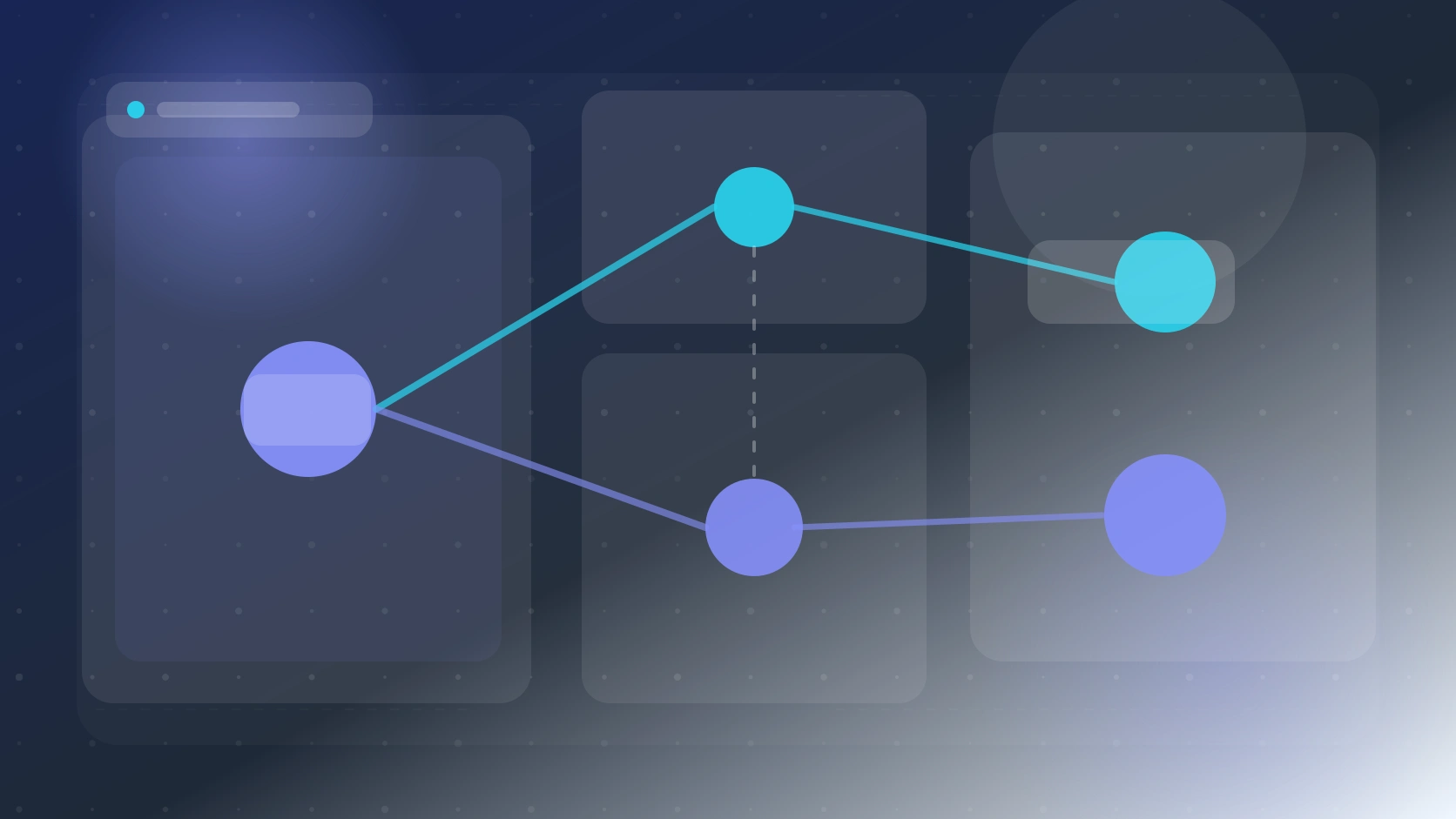 Composición editorial con varios repositorios consumiendo secretos compartidos y configuración separada para agentes y MCP